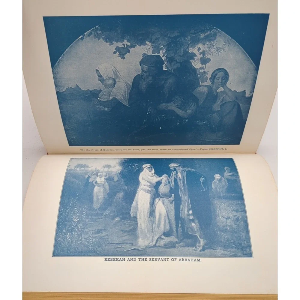 VTG 1962 Child's Bible Reader Illustrated With Color Plates By‎ Charlotte Yonge